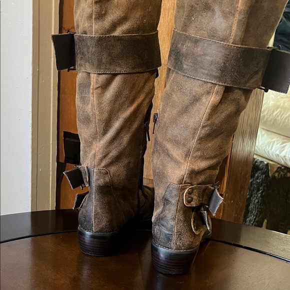 Two Lips Brown Steampunk Boots - Picture 4 of 9